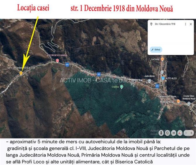 MOLDOVA NOUA, Casa 3 camere, Suprafata totala teren: 274 mp - 23