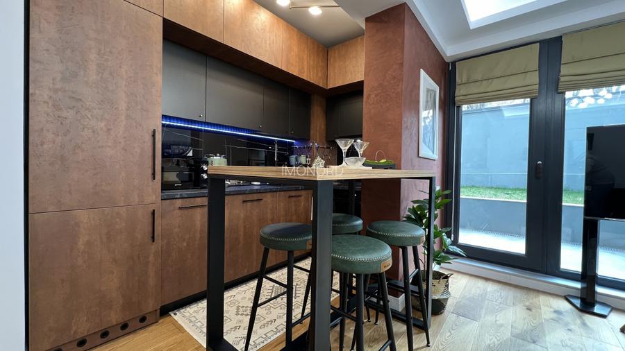 Unirii bloc 2023, apartament mobilat complet, terasa, gradina si garaj ! - 7