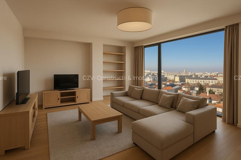 PENTHOUSE PANORAMIC – Etaj 9 | 4 Dormitoare | 5 Băi | Living 103 mp - 2
