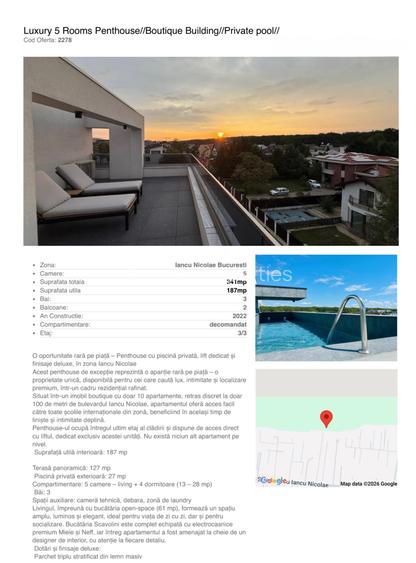 Penthouse Iancu Nicolae cu piscima - 13