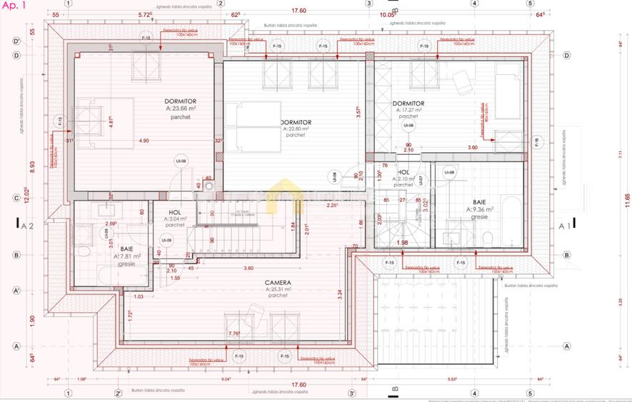 Vila / Casa de vanzare in Andrei Muresanu 2 unitati locative - 32