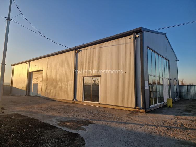 Hala industriala, 300mp, apa canalizare birouri teren 700mp ingradita, acces TIR - 25