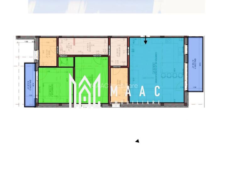 Apartament 3 camere | Etaj 1 | 89 MP I Loc de parcare - 4