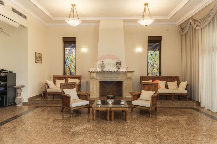 Vila neoromânească cu influențe toscane pe malul lacului Snagov - 17