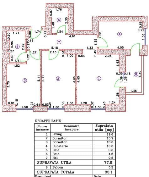 Inchiriere apartament 3 camere – Cortina North, Pipera - 12