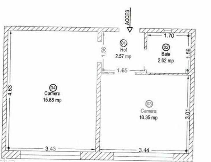 Apartament cu 1 camera, de vanzare, zona Buziaslui, Timisoara - 5