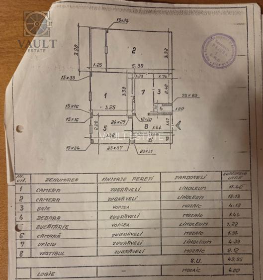 Apartament 2 camere - DECOMANDAT - zona TURDA - 1