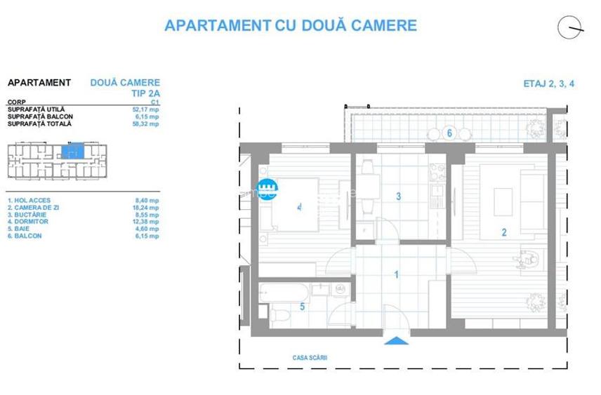 Direct Dezvoltator! Ap 2 cam, finalizat si intabulat! Bucium - 9