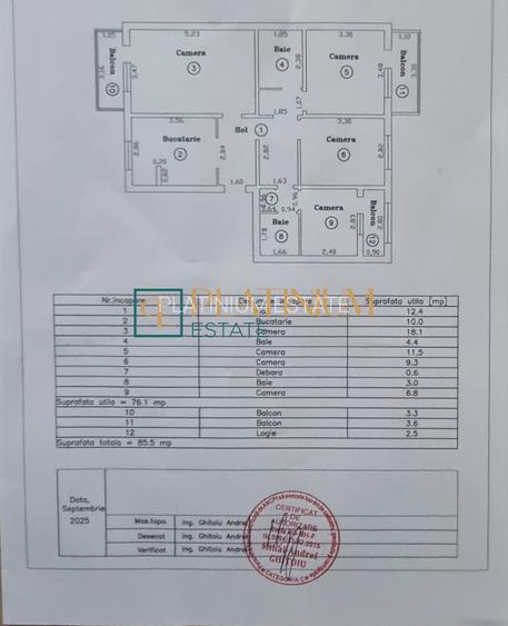 P4559 Apartament cu 4 camere DECOMANDAT, zona Calea Aradului - 10