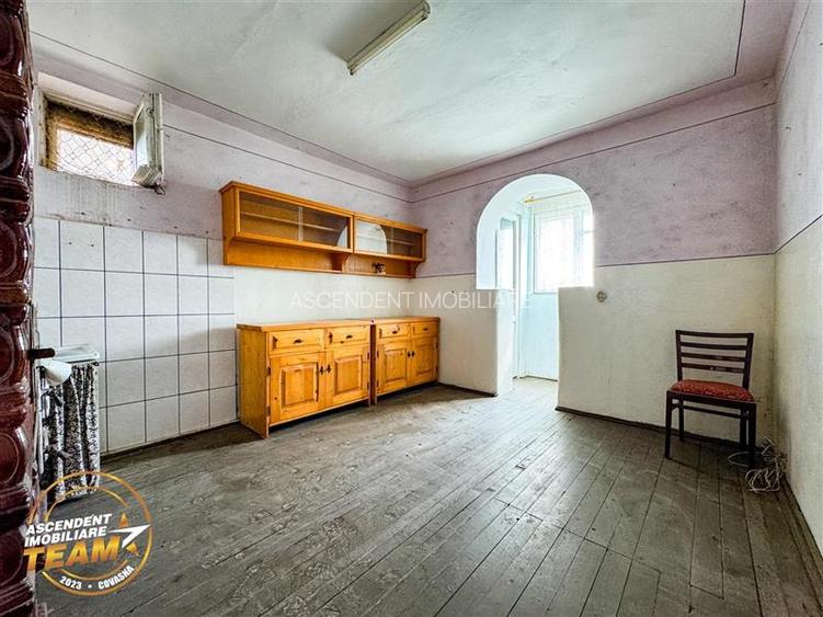 FILM! Apartament 2 camere,decomandat,cu garaj,1.400 mp teren,Let,Covasna - 4