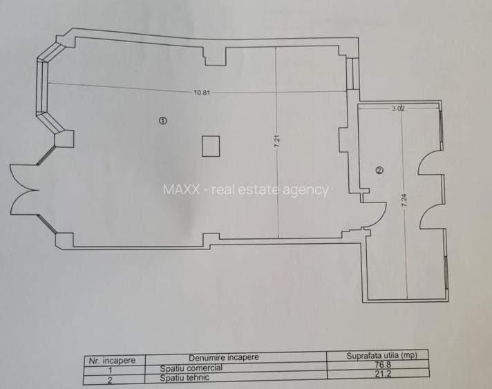 Spațiu stradal premium, 100 mp – vitrină + vad intens - 8