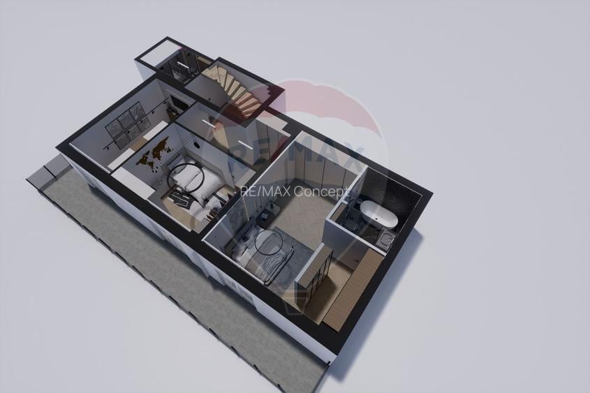 Apartament semifinisat, de Lux, zona semicentrală, 248mp SC, 154mp SU - 3