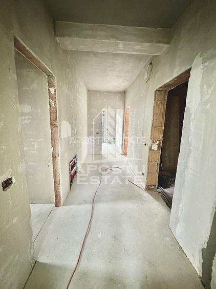 Apartament cu 3 camere, semidecomandat, etaj 1, zona Lidl din Giroc - 5