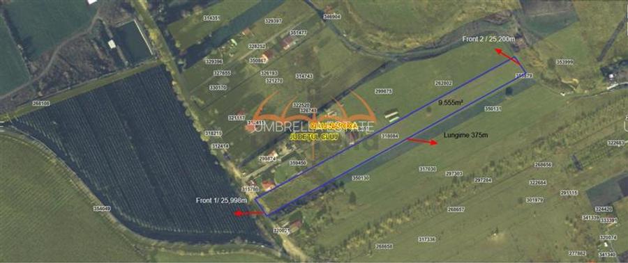 De vanzare urgent teren intravilan Cluj-Napoca 9.555m², str. Odobesti - 2