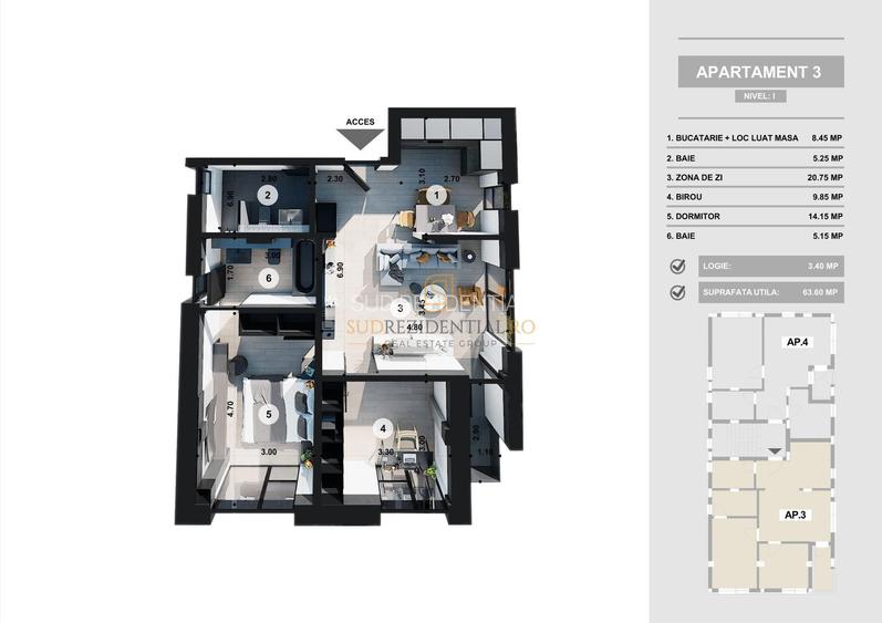 Apartament 3 camere, finisaje premium, acces metrou Berceni, Biruintei - 1