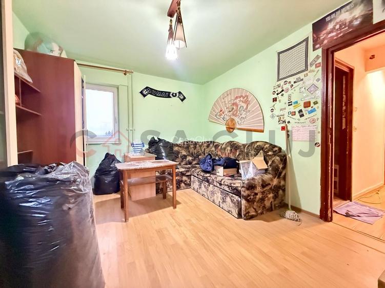 3 camere decomandate, etaj intermediar, Mănăștur - 3