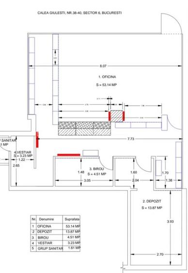 Giulesti - Crangasi-  80 mp - 500.000 Euro-spatiul inchiriat  cu 3000 euro - 7