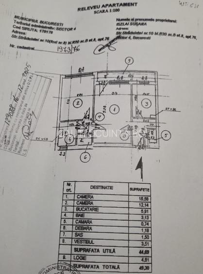 Apartament 2 Camere | Berceni | 50MP | An 1971 | Fara Risc S. | Modern - 8