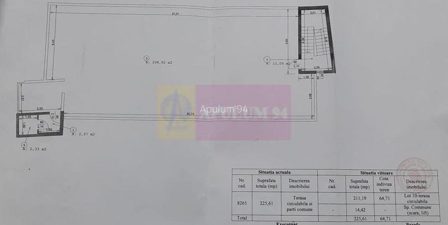 Unirii-Camera de Comert, Rooftop-Penthouse scara privata-lift, 460mp - 3