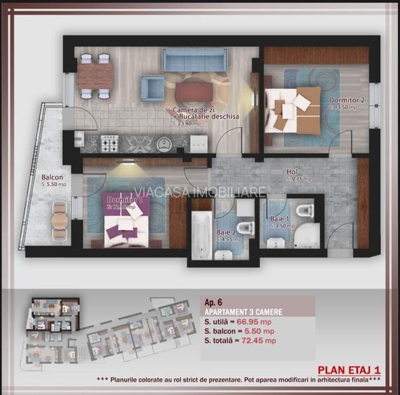 Direct dezvoltator Stefan cel Mare apartament reducere 10000 euro - 3