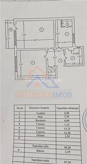 Apartament 2 camere Sura Mare -Metrou- centrala proprie - 6