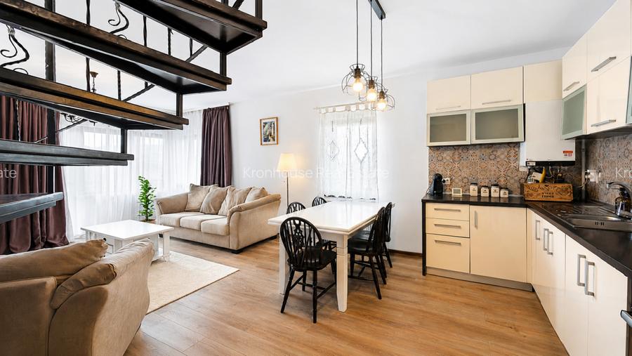 Apartament 3 camere pe doua niveluri | terasa | parcare | zona de case Tractorul - 22