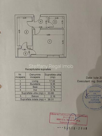 Garsoniera de vanzare Lujerului Plaza Residence Faza 1 - 8