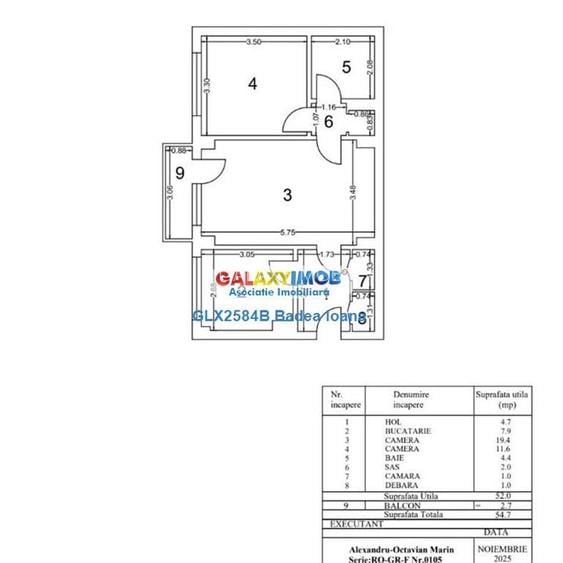 Apartament 2 camere et 6 8 - Bl. Ghencea 42 - bloc 1981 - 8