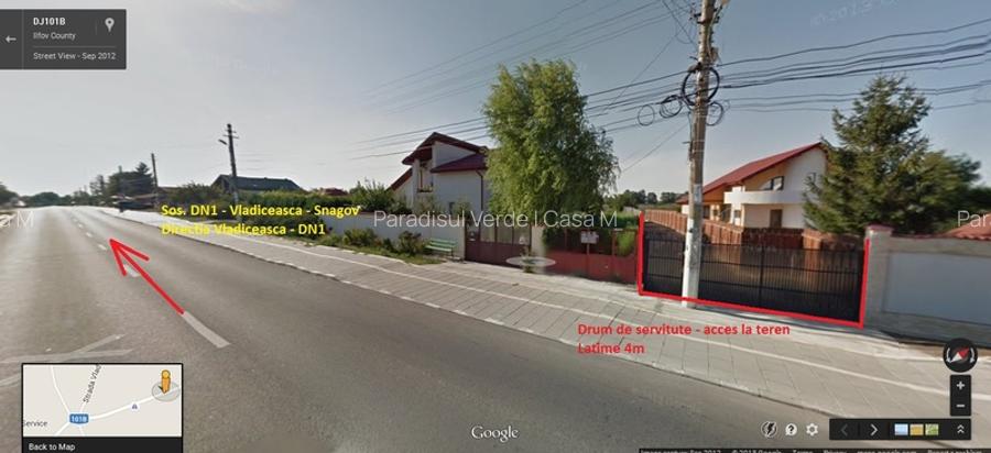 Ciofliceni-Snagov | Lot intravilan la bd. principal | Utilitati | Proprietar - 3