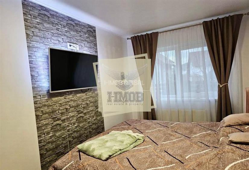 Apartament mobilat modern 2 camere balcon curte si parcare - 4