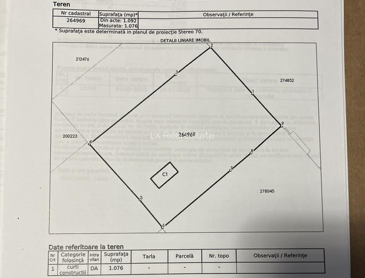 Teren 1076 mp deschidere 27m la sosea sector 1 toate utilitatile CU construire - 3