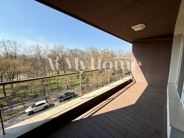 Apartament spatios cu 4 camere, vedere Herastrau, prima linie, parcare, terasa - 16