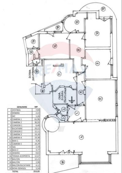 Apartament Exclusivist 221 mp | Central | Etaj Integral  | 5 Camere - 14