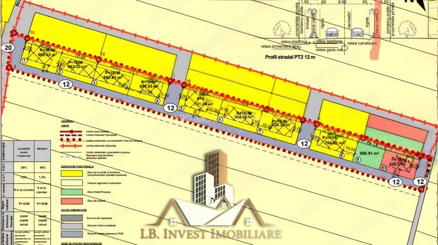 Teren Giarmata- asfalt-utilitati- PUG de locuinte colective - 3