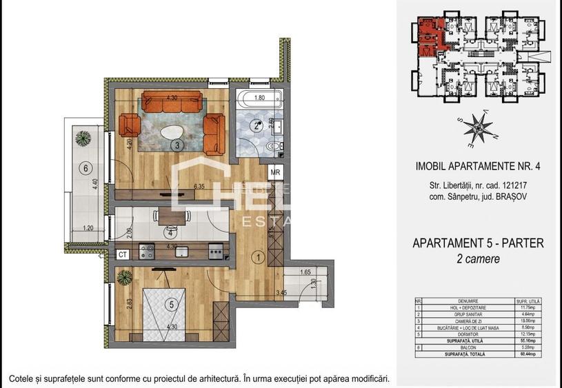 COMISION 0% / 2 Camere / Credit / Sânpetru - 8