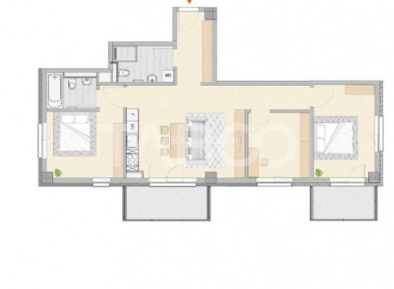 De vanzare apartament 4 camere cu parcare zona Garii Cluj Napoca - 1