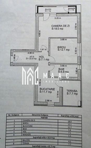 Apartament 2 camere | D-na Stanca I Gradina 38 mp, terasa