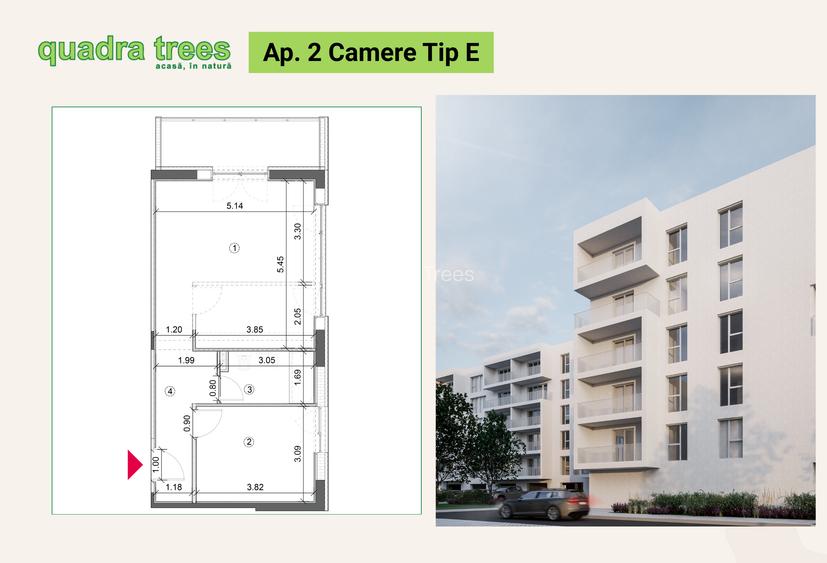 Vânzare 2 camere, spațios, zona Drumul Taberei - Direct Dezvoltator - 3