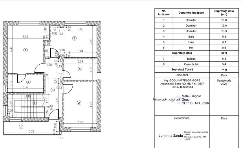 Casa individuala - P+1, 5 camere - Corbeanca, Tamasi - 13