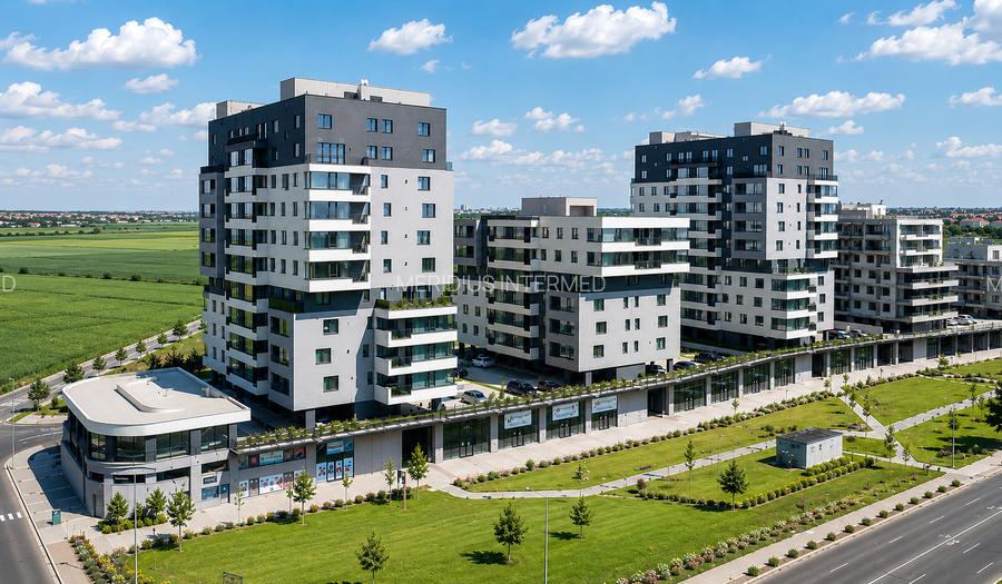 Apartament 73.6 mp. Novopolis cu terasă 23.4 mp. + parcare proprietate - 5
