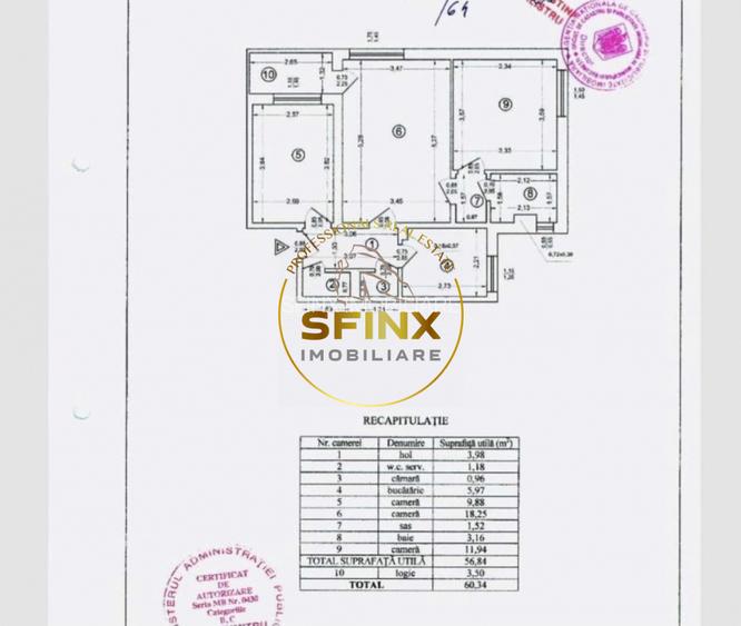 3 camere Titan/ parter/ bloc 4 etaje/ balcon/ centrala termica/ renovat - 14