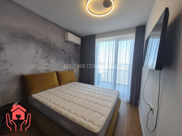 (Baneasa Shopping City-THE IVY)-3 camere mobilier ROVERE, orientare SUD, parcare - 16