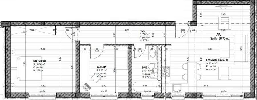 GRADINA 50 mp. Aproape de Zone2 si Mega Image. Decomandat. - 5
