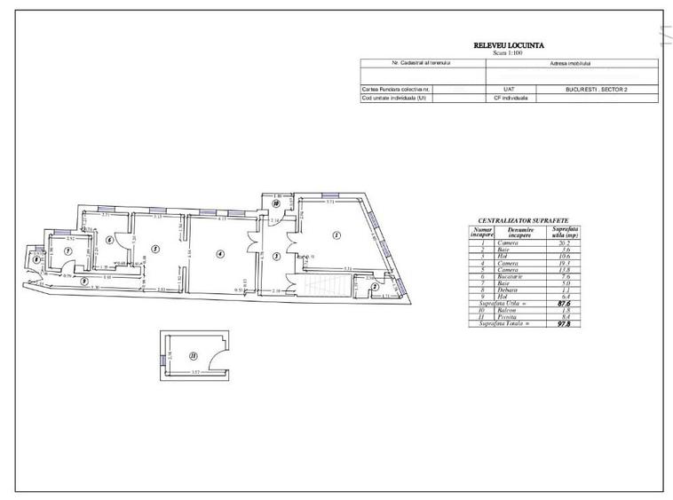 Vanzare apartament trei camere transformate in doua vila Armeneasca - 10
