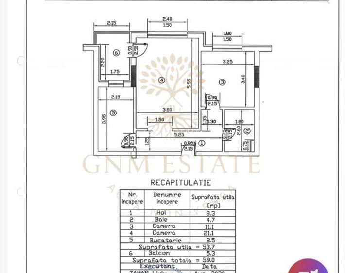 2 Camere Et.4/5 Bloc Nou Zona Pacii - Drumul Belsugului - 6