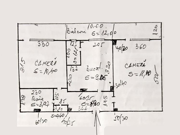 Locație excelenta: apartament 2 camere, 62 mp, zona Materna, Turda - 15