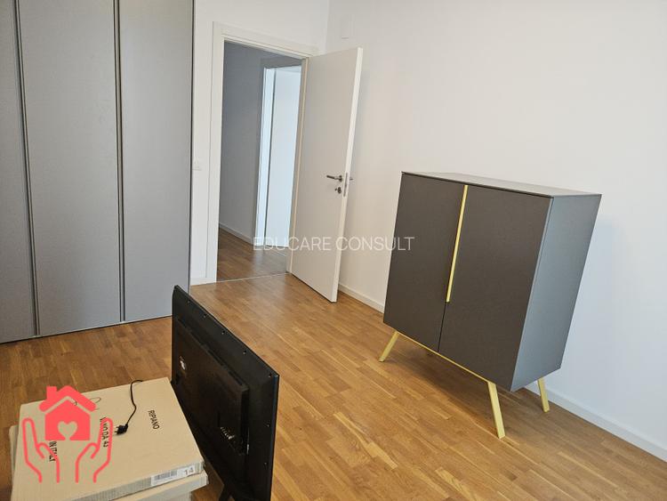 (Baneasa Shopping City-THE IVY)-3 camere mobilier ROVERE, orientare SUD, parcare - 12