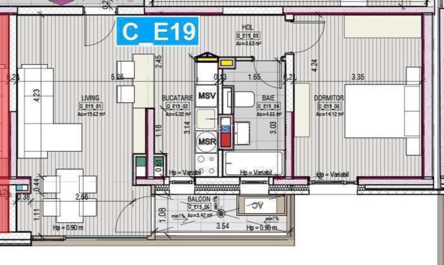 2 Camere Et3/4 Bloc Nou Zona Barbu Vacarescu - Parcul Circului - 17