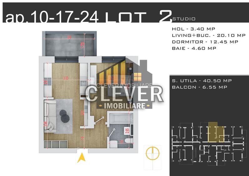 Ofertă: Studio cu Parcare GRATUITĂ în Sector 3 – Theodor Pallady - 2