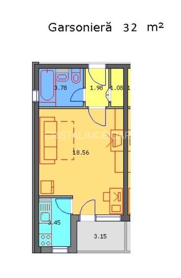 De vanzare garsoniera Lujerului - 9